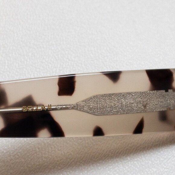 Diff Bella II Gradient Square Sunglasses Cream Tortoise Retro Oversized - Picture 9 of 13